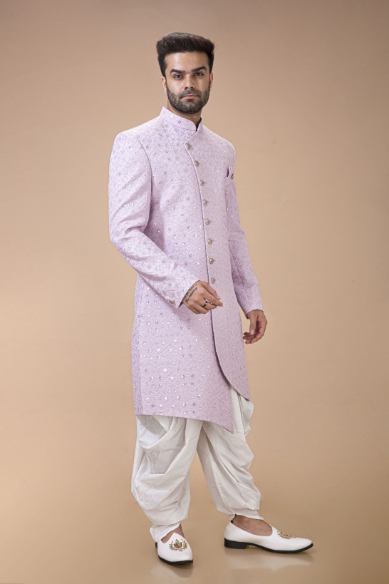 Pattern Lilac Indowestern