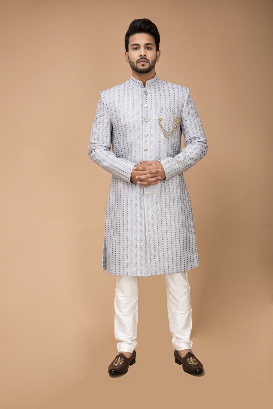 Light Gray Nawabi