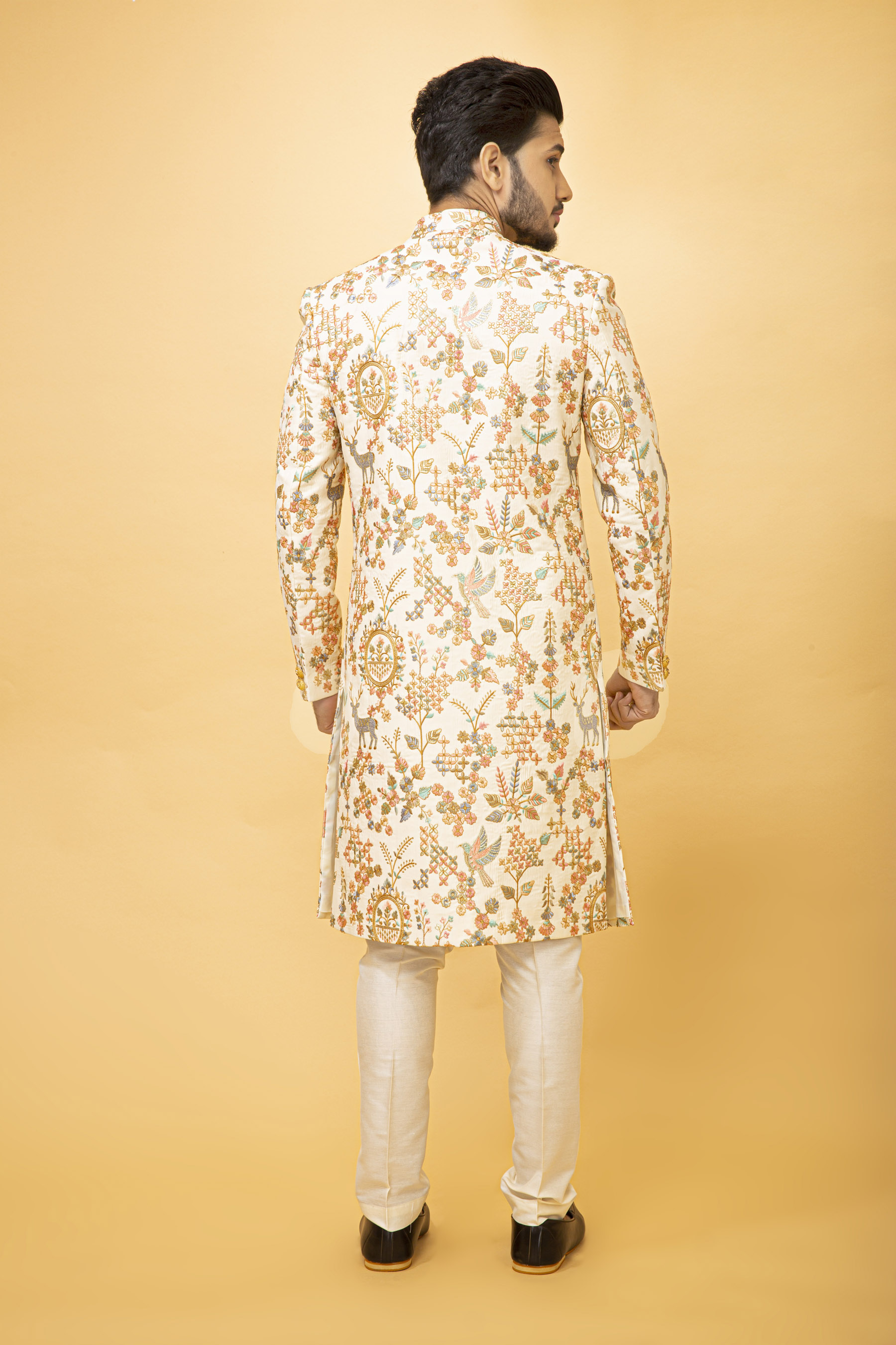 DEER-FLORAL NAWABI SET