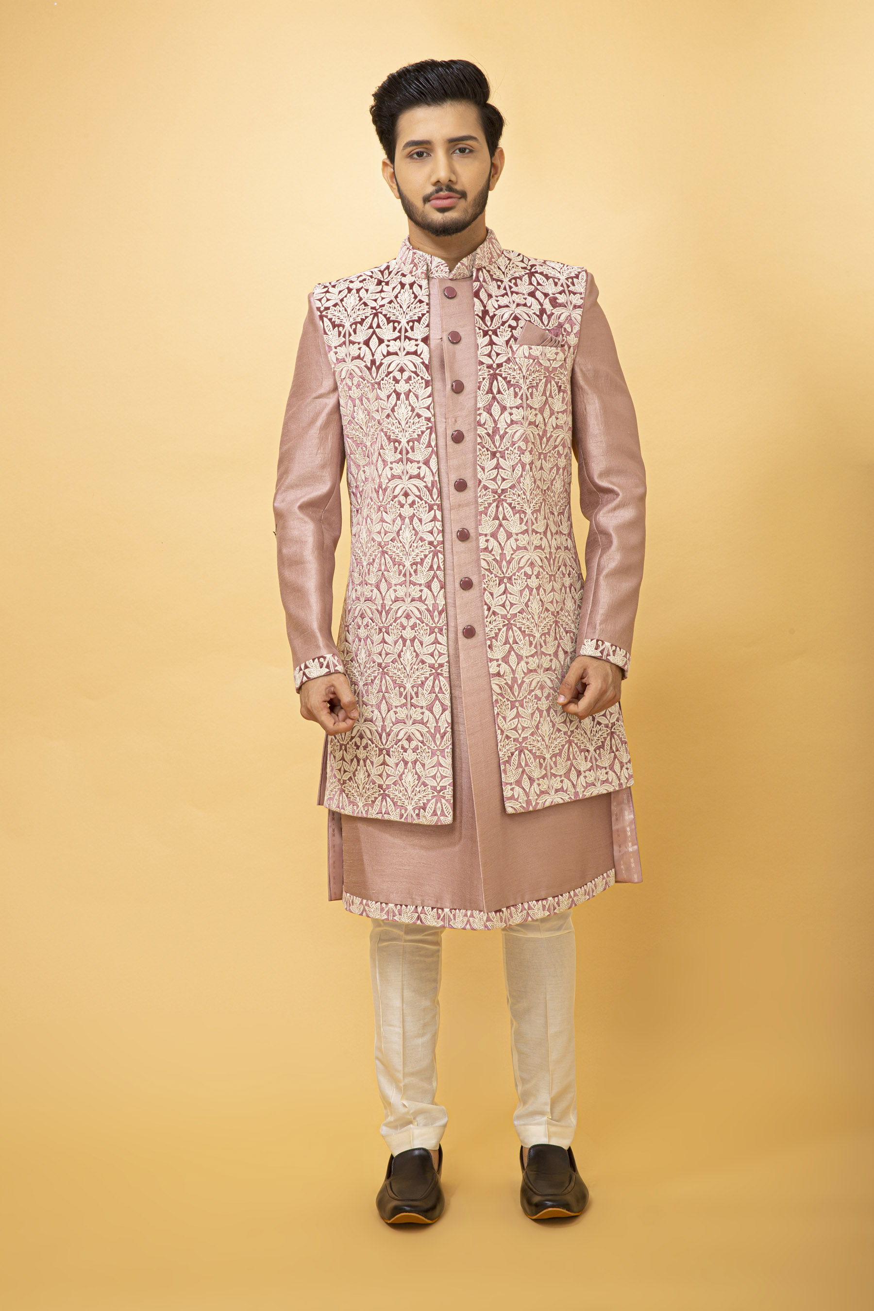 ONION PINK NAWABI WITH LONG JACKET