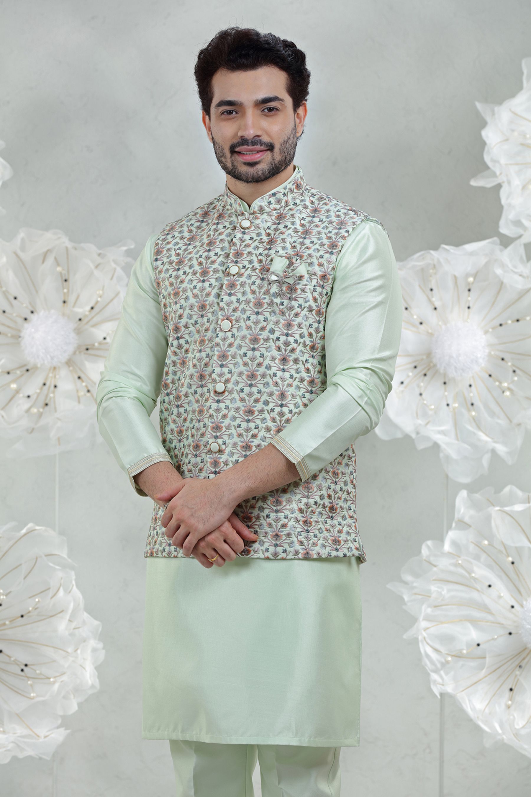 MINT EMBROIDERED JACKETSET