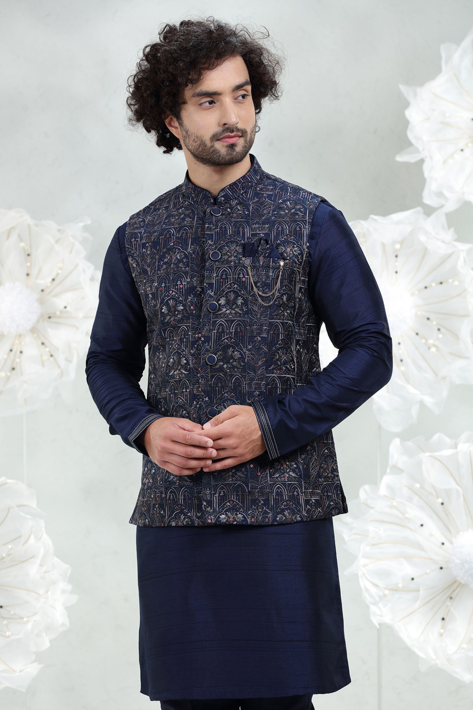 FLORAL BLOSSOM  EMBROIDERED SET